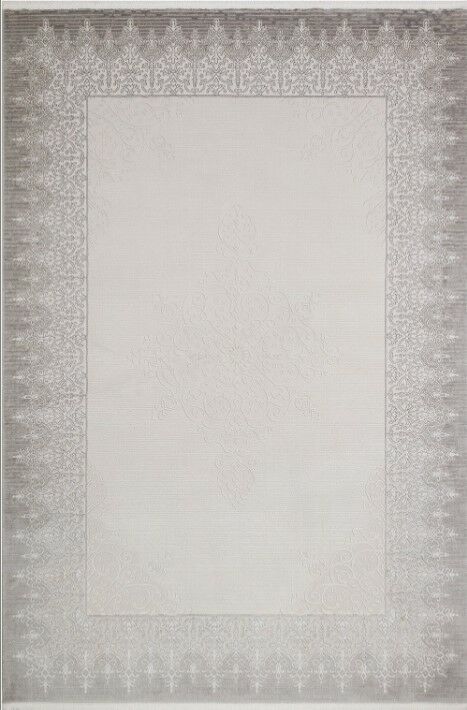 Türkmen Halı Miranda Koleksiyonu MR01 Gri Yumuşak Tuşeli Modern Salon Halısı 160x230cm(4m2)