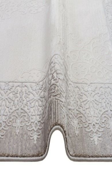 Türkmen Halı Miranda Koleksiyonu MR01 Gri Yumuşak Tuşeli Modern Salon Halısı 160x230cm(4m2)