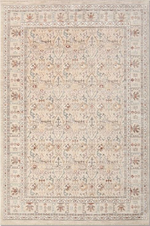 Crea Halı Armoni AA04 Vintage Eskitme Desen Yumuşak Tuşeli Etnik Dokuma Taban Etnik Salon Oturma Odası Halısı My Crea Home