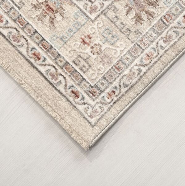 Crea Halı Armoni AA04 Vintage Eskitme Desen Yumuşak Tuşeli Etnik Dokuma Taban Etnik Salon Oturma Odası Halısı My Crea Home