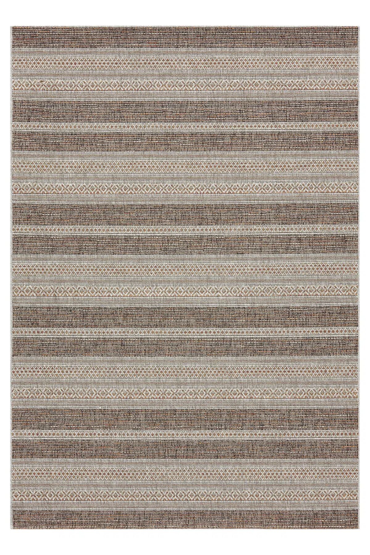 Seyran Halı 2553 Terra Yazlık Hav Toz Vermez Yolluk Sisal Dokuma Etnik Oturma Odası Salon Balkon Halısı