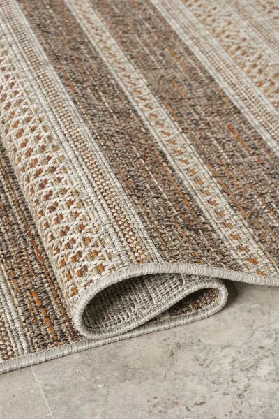 Seyran Halı 2553 Terra Yazlık Hav Toz Vermez Yolluk Sisal Dokuma Etnik Oturma Odası Salon Balkon Halısı