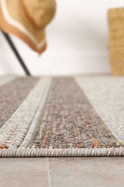 Seyran Halı 2553 Terra Yazlık Hav Toz Vermez Yolluk Sisal Dokuma Etnik Oturma Odası Salon Balkon Halısı