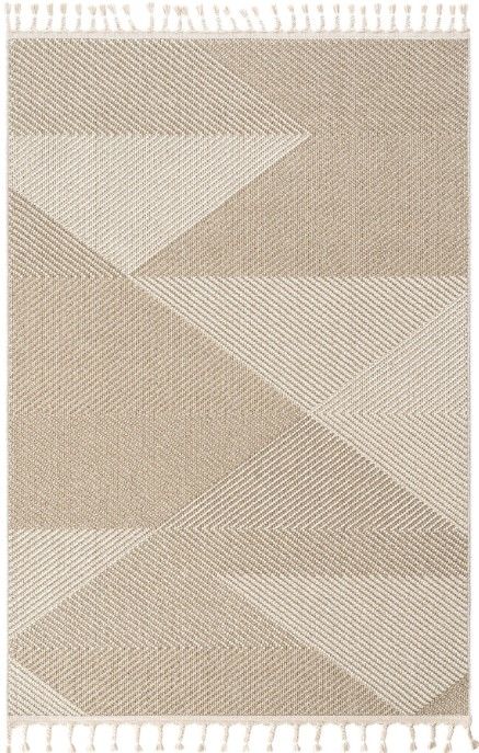 Eko Halı Soho SH 08 Beige Hav Toz Vermez Modern Bukle Makine Halısı Yolluk Bej Mutfak Halısı