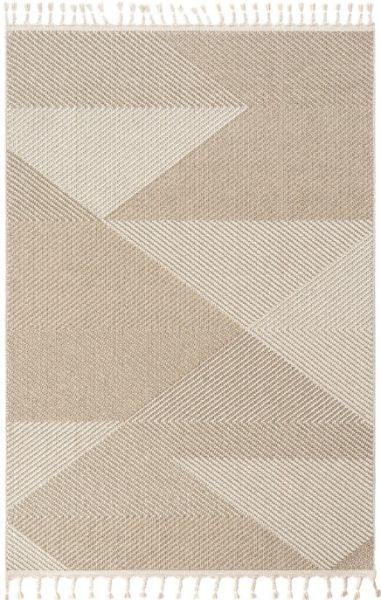 Eko Halı Soho SH 08 Beige Hav Toz Vermez Modern Bukle Makine Halısı Yolluk Bej Mutfak Halısı
