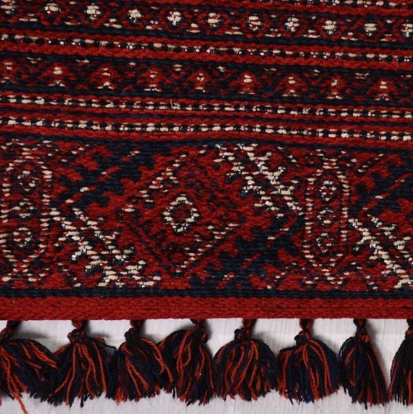 Crea Halı Truva TR06 Afgan Desen Bordo Kırmızı Etnik Modern Halı My Crea Home