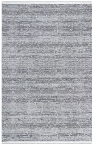 Merinos Lion Koleksiyonu 63994 090 Gri Modern Dokuma Salon Mutfak Halısı Yolluk