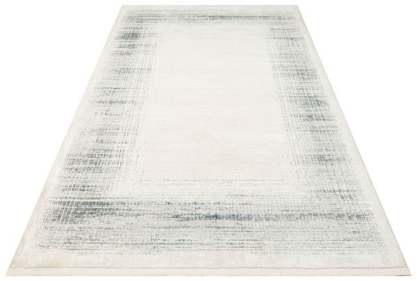 Eko Halı Lagos WX LGS 08 Cream Silver Hav Toz Vermez Modern Yumuşak Tuşeli Salon Halısı