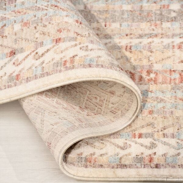 Crea Halı Armoni AA05 Vintage Eskitme Desen Yumuşak Tuşeli Etnik Dokuma Taban Etnik Salon Oturma Odası Halısı My Crea Home