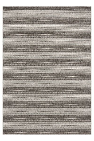 Seyran Halı 2552 Antrasit Yazlık Hav Toz Vermez Yolluk Sisal Dokuma Etnik Oturma Odası Salon Balkon Halısı