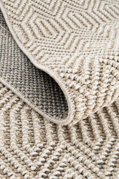Eko Halı Soho SH 01 Beige Hav Toz Vermez Modern Bukle Makine Halısı Yolluk Bej Mutfak Halısı