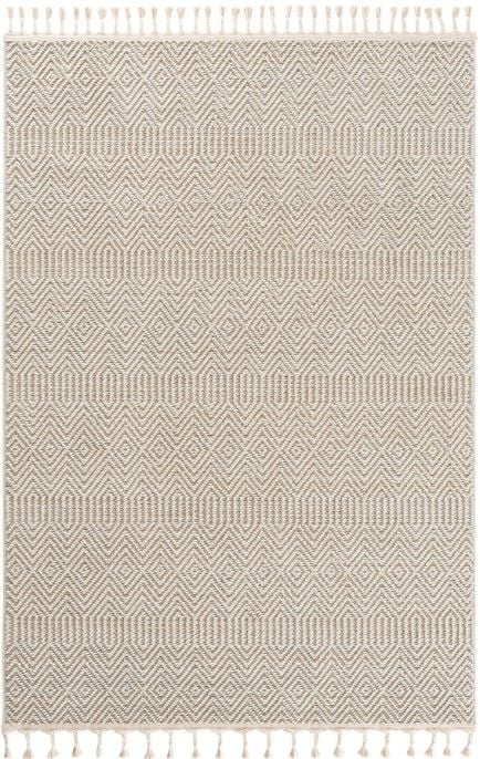 Eko Halı Soho SH 01 Beige Hav Toz Vermez Modern Bukle Makine Halısı Yolluk Bej Mutfak Halısı
