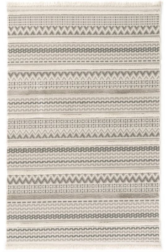 Halımax Vendi 2207 Gri Hav Toz Vermez Kabartmalı Modern Salon Halısı