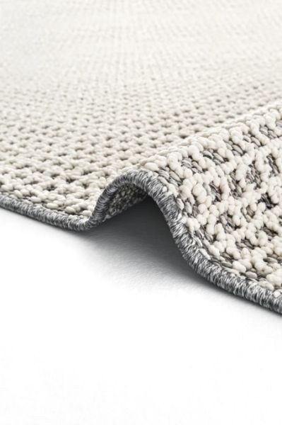 Eko Halı Soho SH 13 Cream Grey Hav Toz Vermez Modern Bukle Makine Halısı Yolluk Krem Gri Mutfak Halısı