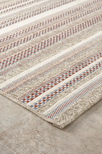 Seyran Halı  2550 Bordo Yazlık Hav Toz Vermez Yolluk Sisal Dokuma Etnik Oturma Odası Salon Balkon Halısı