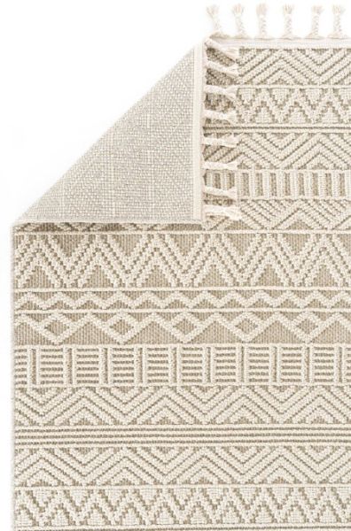 Eko Halı Soho SH 14 Beige Hav Toz Vermez Modern Bukle Makine Halısı Yolluk Bej Mutfak Halısı