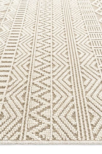 Eko Halı Soho SH 14 Beige Hav Toz Vermez Modern Bukle Makine Halısı Yolluk Bej Mutfak Halısı