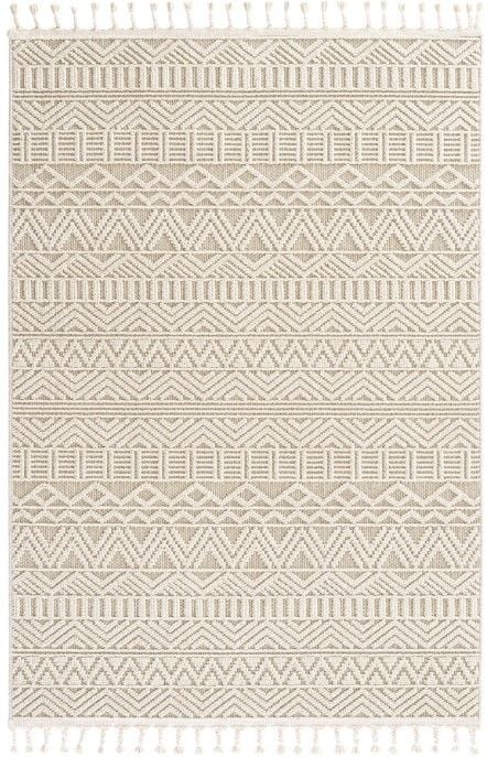 Eko Halı Soho SH 14 Beige Hav Toz Vermez Modern Bukle Makine Halısı Yolluk Bej Mutfak Halısı