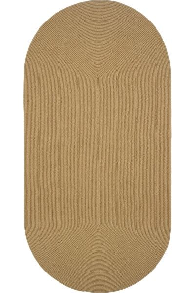 Milda 48 Jüt Yolluk Yıkanabilir Silinebilir Çift Taraflı Kilim Oval Jüt Halı Koridor Balkon MUtfak Banyo Halısı