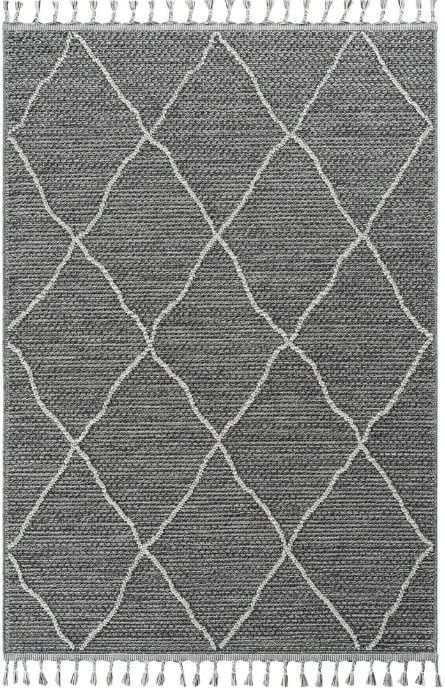 Eko Halı Soho SH 02 Grey Hav Toz Vermez Modern Bukle Makine Halısı Yolluk Gri Mutfak Halısı