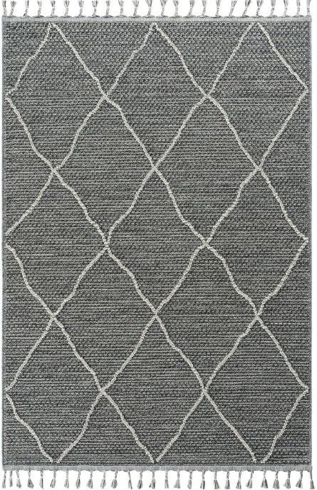 Eko Halı Soho SH 02 Grey Hav Toz Vermez Modern Bukle Makine Halısı Yolluk Gri Mutfak Halısı