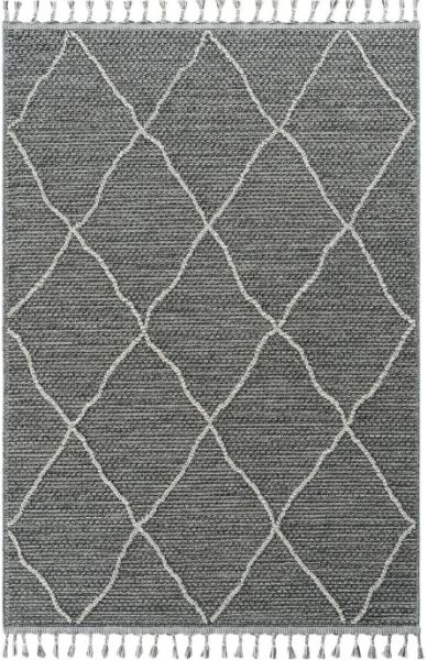 Eko Halı Soho SH 02 Grey Hav Toz Vermez Modern Bukle Makine Halısı Yolluk Gri Mutfak Halısı