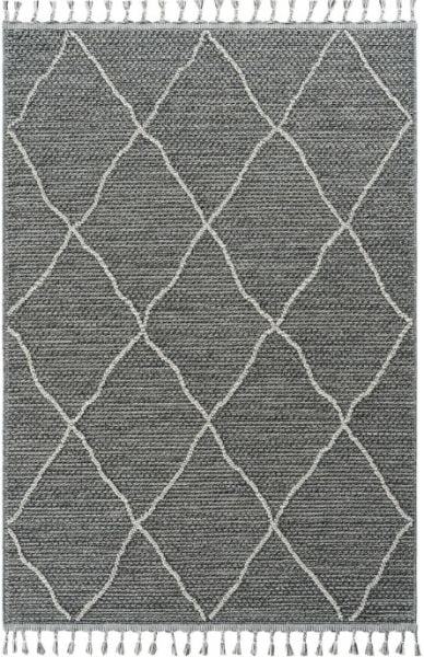 Eko Halı Soho SH 02 Grey Hav Toz Vermez Modern Bukle Makine Halısı Yolluk Gri Mutfak Halısı