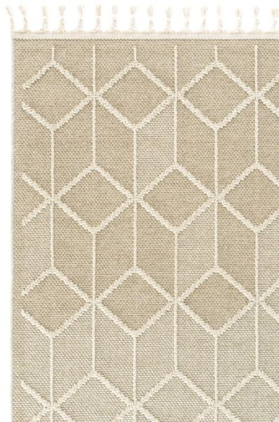 Eko Halı Soho SH 03 Beige Hav Toz Vermez Modern Bukle Makine Halısı Yolluk Krem Bej Mutfak Halısı
