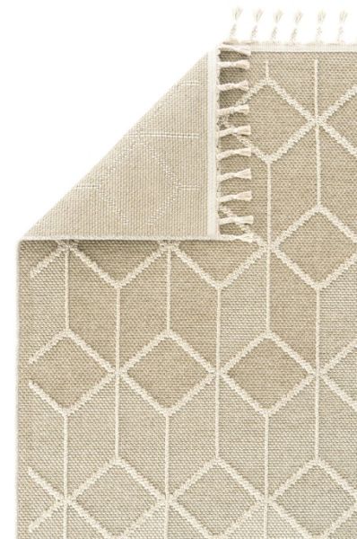 Eko Halı Soho SH 03 Beige Hav Toz Vermez Modern Bukle Makine Halısı Yolluk Krem Bej Mutfak Halısı