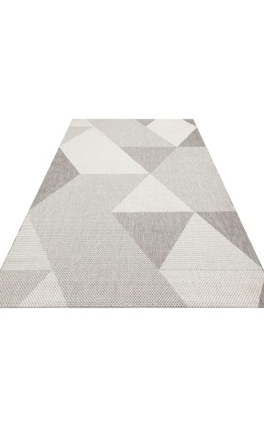 Eko Halı Mono MNO 03 GREY Hav Toz Vermez Sisal Halı Kolay Temizlenen Hasır Dokulu Modern Halı
