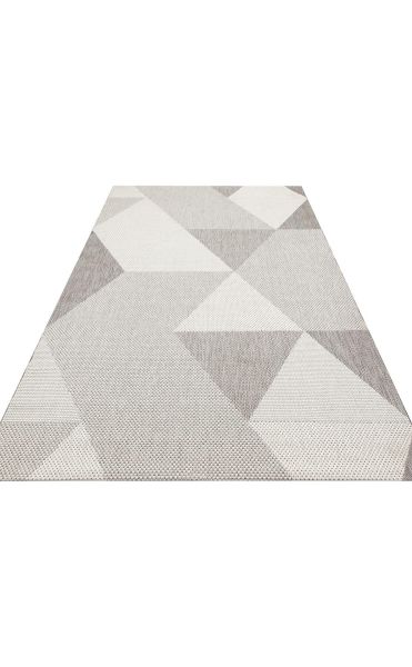 Eko Halı Mono MNO 03 GREY Hav Toz Vermez Sisal Halı Kolay Temizlenen Hasır Dokulu Modern Halı