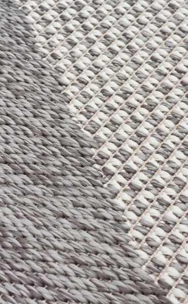 Eko Halı Mono MNO 03 GREY Hav Toz Vermez Sisal Halı Kolay Temizlenen Hasır Dokulu Modern Halı