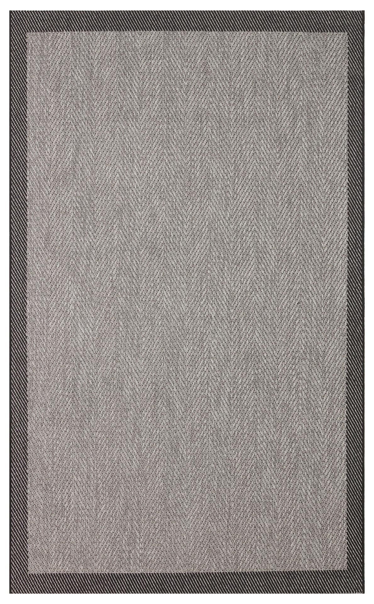 Eko Halı Mono MNO 02 Dark Grey Hav Toz Vermez Sisal Halı Kolay Temizlenen Hasır Dokulu Modern Halı