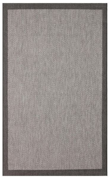Eko Halı Mono MNO 02 Dark Grey Hav Toz Vermez Sisal Halı Kolay Temizlenen Hasır Dokulu Modern Halı