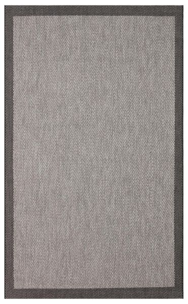 Eko Halı Mono MNO 02 Dark Grey Hav Toz Vermez Sisal Halı Kolay Temizlenen Hasır Dokulu Modern Halı
