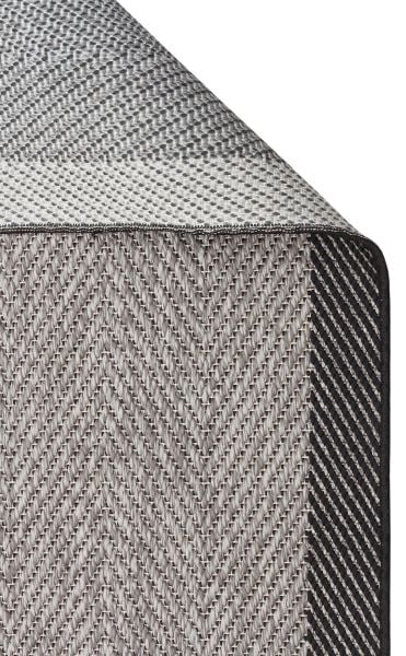 Eko Halı Mono MNO 02 Dark Grey Hav Toz Vermez Sisal Halı Kolay Temizlenen Hasır Dokulu Modern Halı