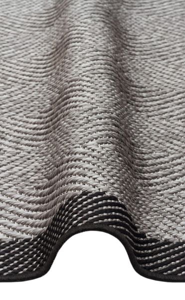 Eko Halı Mono MNO 02 Dark Grey Hav Toz Vermez Sisal Halı Kolay Temizlenen Hasır Dokulu Modern Halı