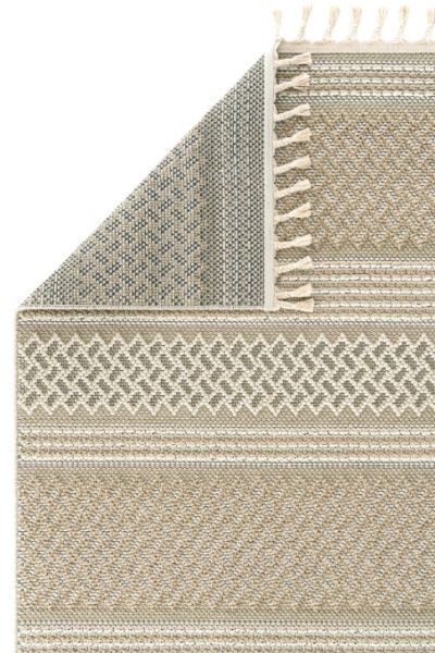 Eko Halı Soho SH 05 Beige Hav Toz Vermez Modern Bukle Makine Halısı Yolluk Krem Bej Mutfak Halısı
