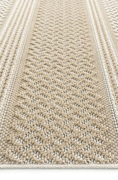 Eko Halı Soho SH 05 Beige Hav Toz Vermez Modern Bukle Makine Halısı Yolluk Krem Bej Mutfak Halısı