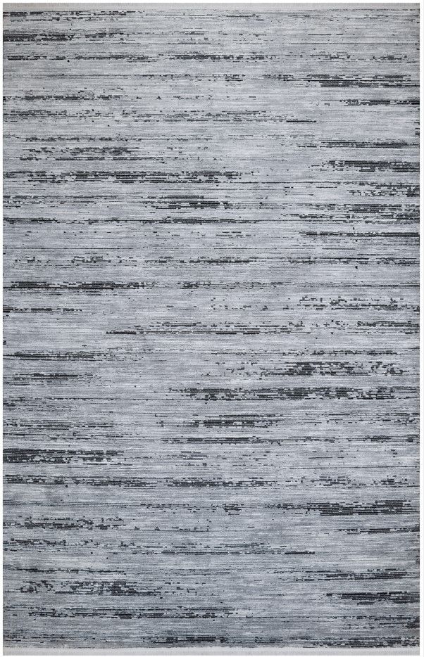 Türkmen Halı Alya Antialerjik Modern Akrilik Makine Halısı 20434 Siyah 80x300