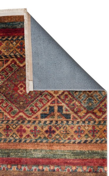 Eko Halı Antique ATK 05 Multy Antik Desen Makinede Yıkanabilir Halı Kaymaz Taban Vintage Modern Salon Mutfak Koridor Halısı
