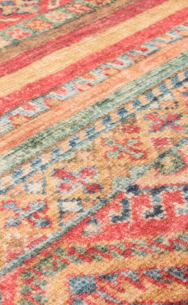 Eko Halı Antique ATK 05 Multy Antik Desen Makinede Yıkanabilir Halı Kaymaz Taban Vintage Modern Salon Mutfak Koridor Halısı