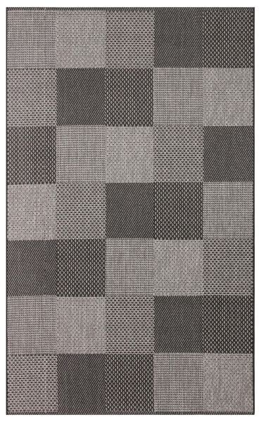 Eko Halı Mono MNO 01 Dark Grey Hav Toz Vermez Sisal Halı Kolay Temizlenen Hasır Dokulu Modern Halı