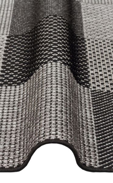 Eko Halı Mono MNO 01 Dark Grey Hav Toz Vermez Sisal Halı Kolay Temizlenen Hasır Dokulu Modern Halı