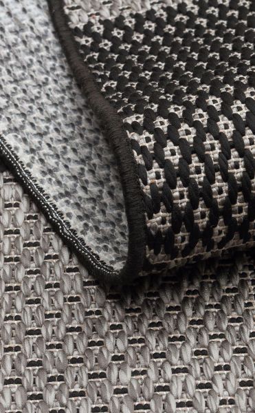 Eko Halı Mono MNO 01 Dark Grey Hav Toz Vermez Sisal Halı Kolay Temizlenen Hasır Dokulu Modern Halı