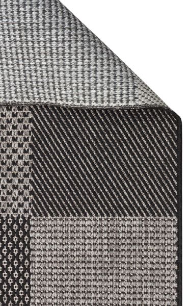 Eko Halı Mono MNO 01 Dark Grey Hav Toz Vermez Sisal Halı Kolay Temizlenen Hasır Dokulu Modern Halı