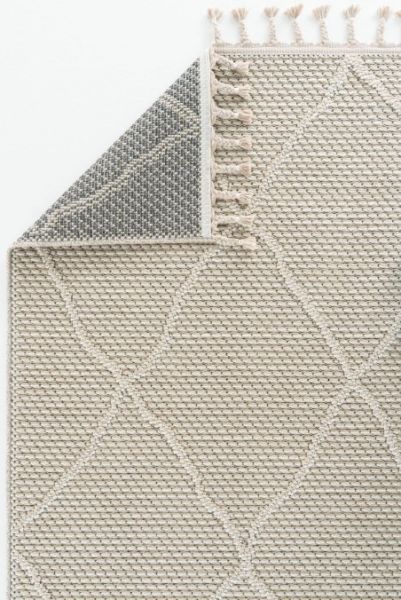 Eko Halı Soho SH 02 Beige Hav Toz Vermez Modern Bukle Makine Halısı Yolluk Bej Mutfak Halısı