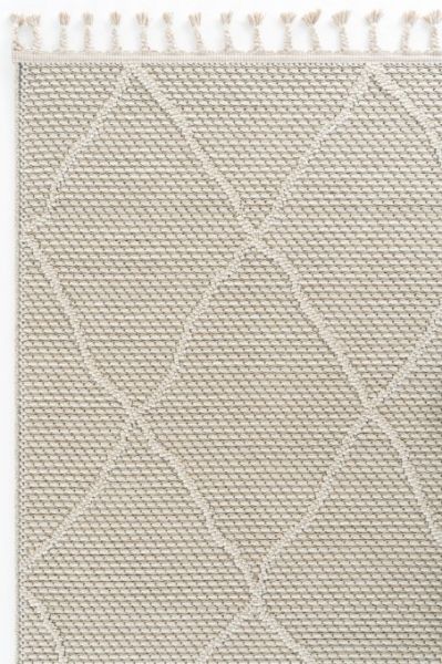 Eko Halı Soho SH 02 Beige Hav Toz Vermez Modern Bukle Makine Halısı Yolluk Bej Mutfak Halısı