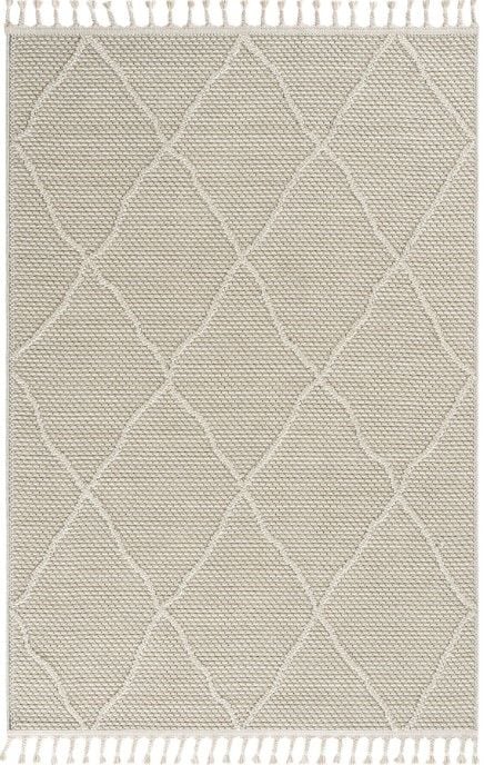 Eko Halı Soho SH 02 Beige Hav Toz Vermez Modern Bukle Makine Halısı Yolluk Bej Mutfak Halısı