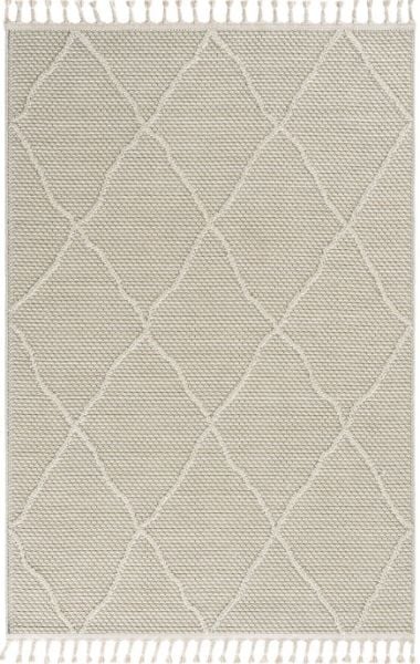 Eko Halı Soho SH 02 Beige Hav Toz Vermez Modern Bukle Makine Halısı Yolluk Bej Mutfak Halısı